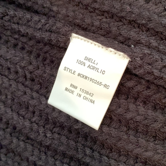 NWT Nordstrom Code x Mode Black Ribbed Cardigan w/ Dolman Sleeve, Various Sizes - Picture 8 of 10